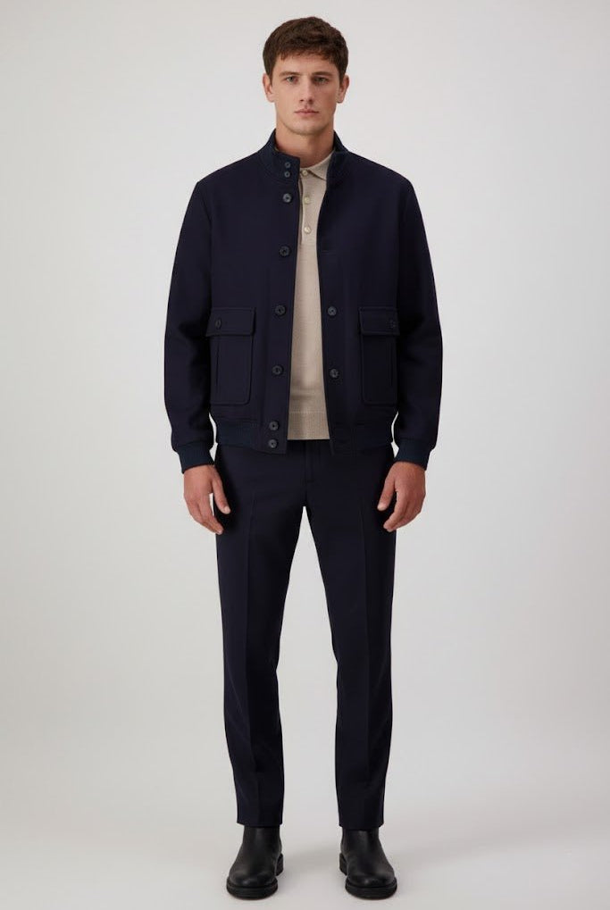 Giacca Bomber Stone In Lana e Cashmere - Autore Giacche