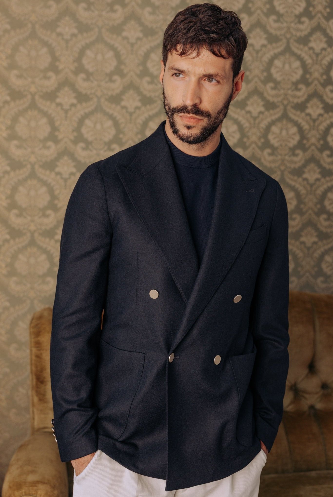 Giacca Hackman In Misto Lana - Autore Giacche