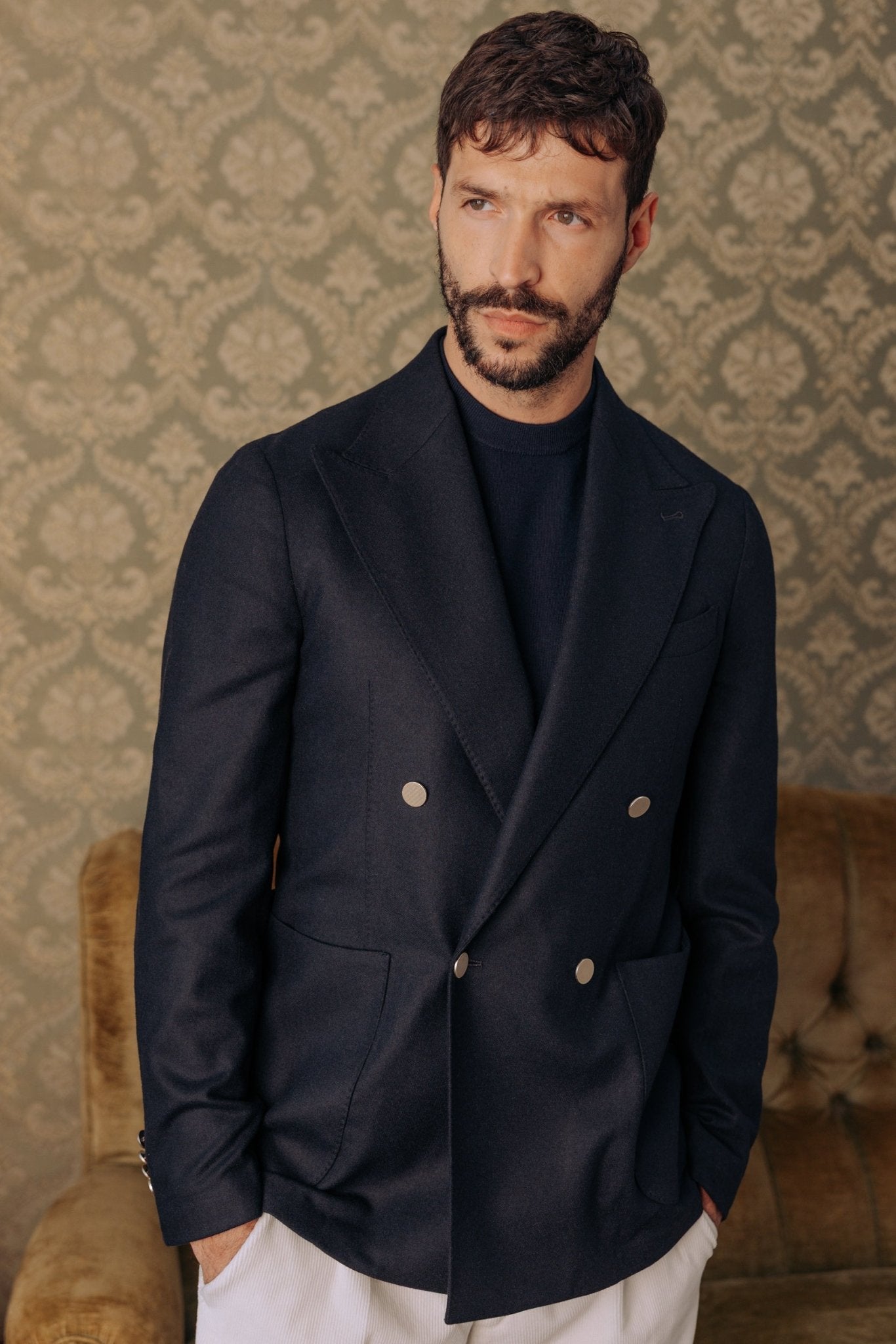 Giacca Hackman In Misto Lana - Autore Giacche