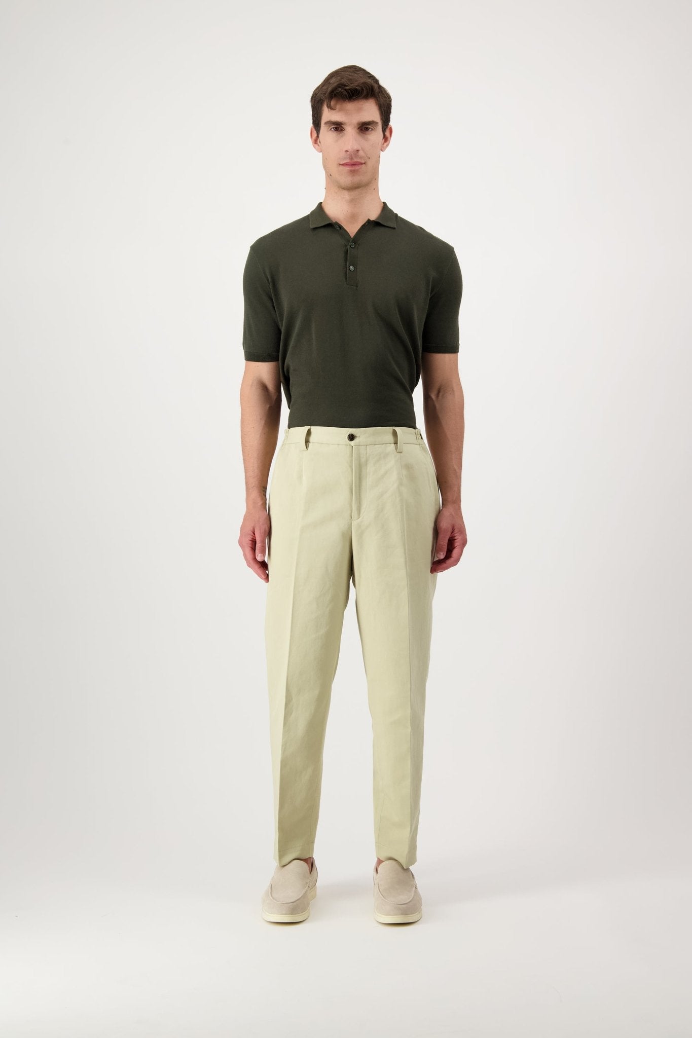 Pantalone Livingstone in Cotone e Lino - autore - au Pantaloni