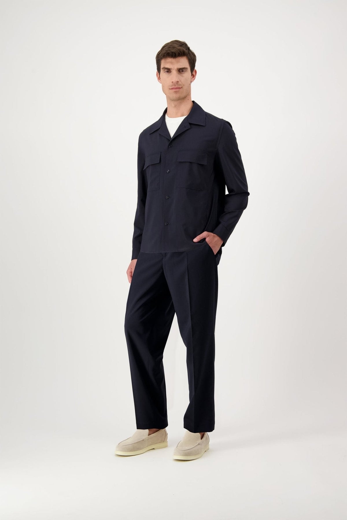 Pantalone Livingstone in Lana Vergine - Autore Pantaloni