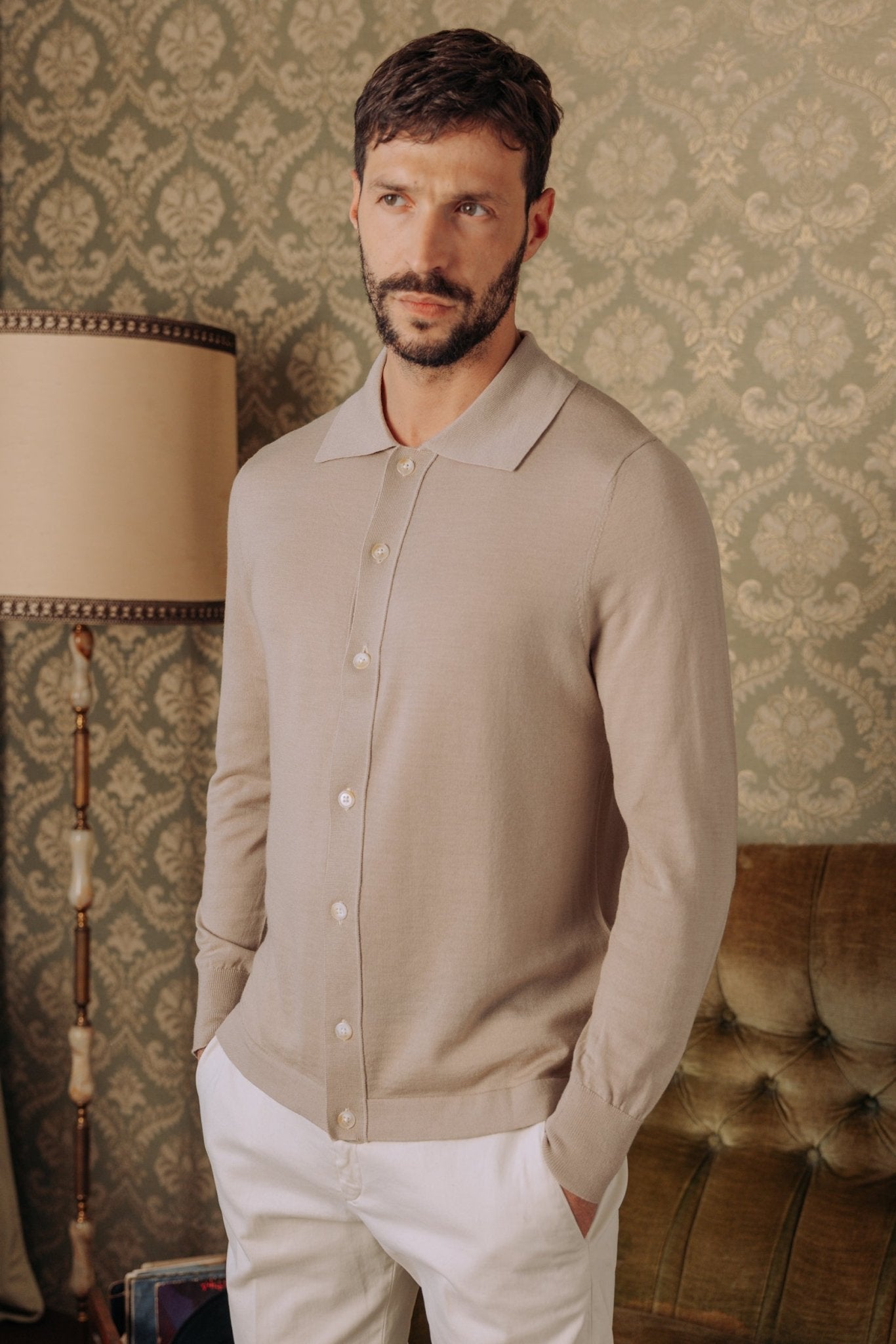 Cardigan Freeman In Lana Merino - Autore Maglioni