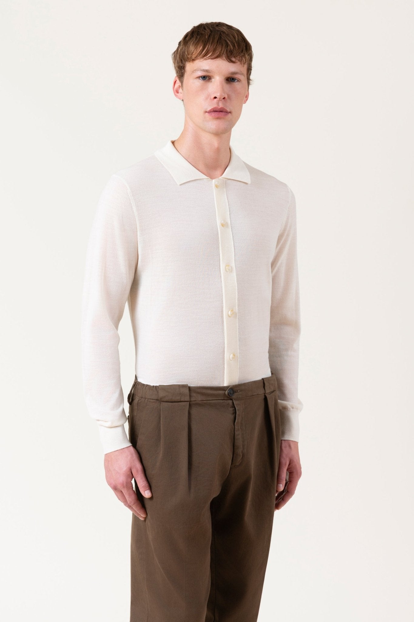 Cardigan Freeman In Lana Merino - autore - au Maglioni