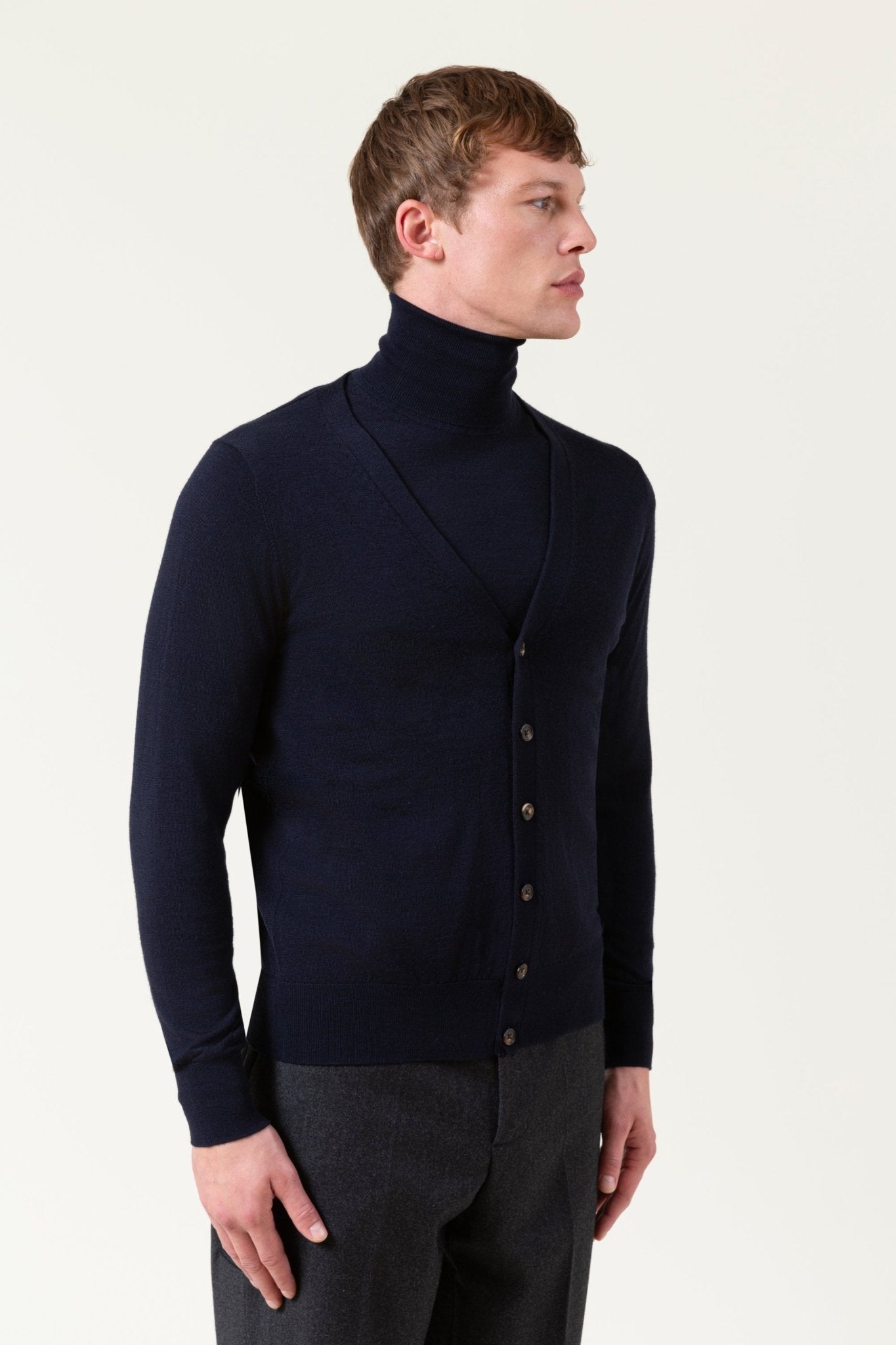 Cardigan Hoffman In Lana Merino - autore - au Maglioni