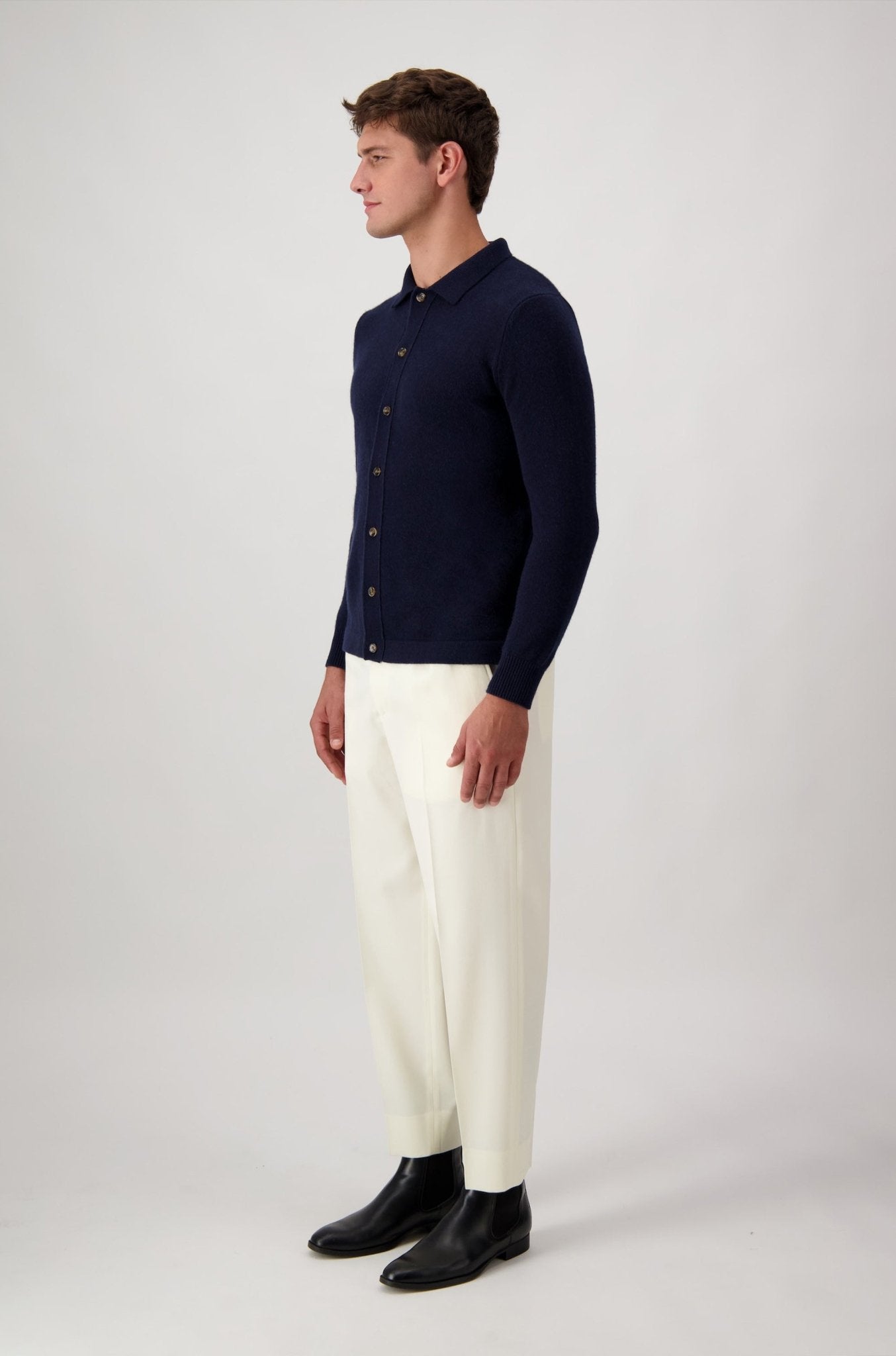 Cardigan Mcllroy In Lana E Cashmere - autore - au Maglioni