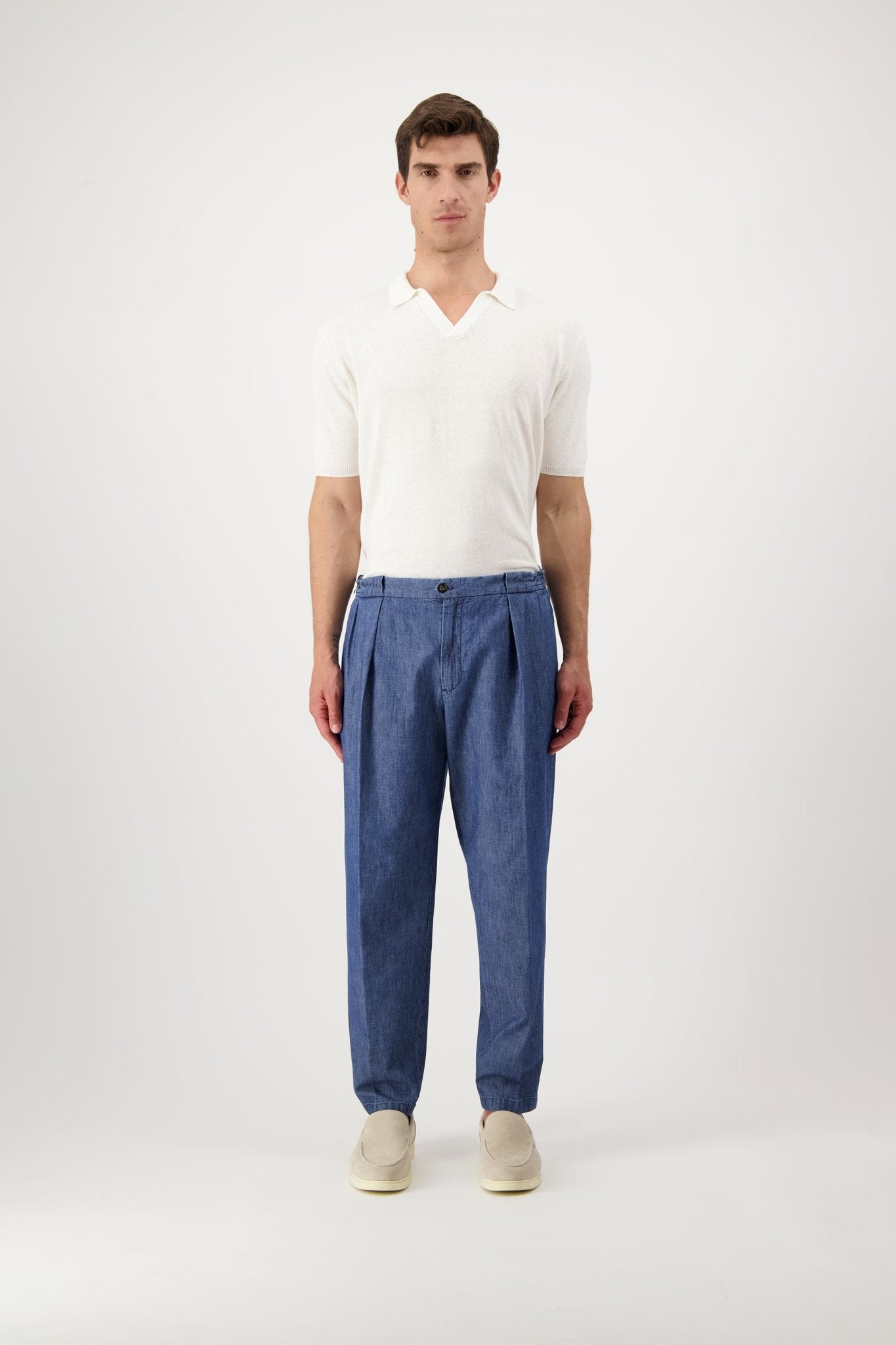 Pantalone Cortès in Denim - autore - au Pantaloni