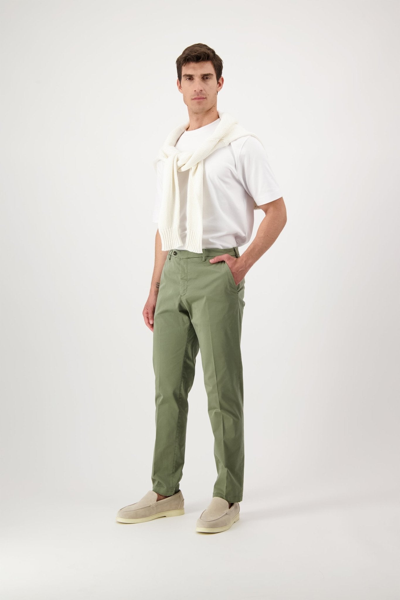 Pantalone Drake in Cotone - autore - au Pantaloni