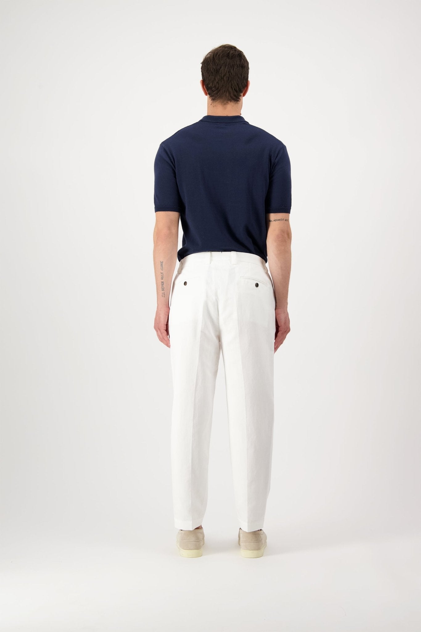 Pantalone Livingstone in Cotone e Lino - autore - au Pantaloni