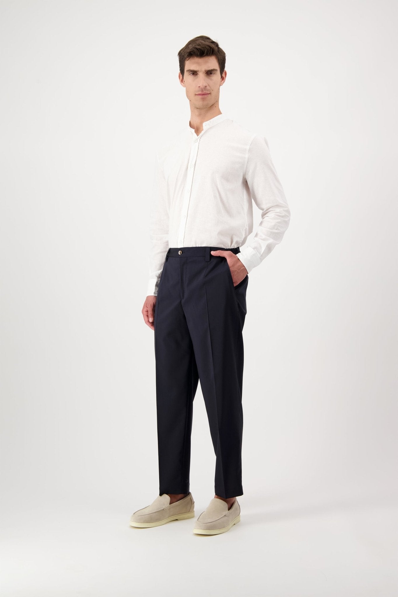Pantalone Portofinos in lana vergine - autore - au Pantaloni