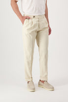 Pantaloni BG02 In Cotone e Lino - autore - au Pantaloni