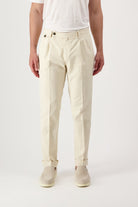 Pantaloni BG02 In Cotone e Lino - autore - au Pantaloni