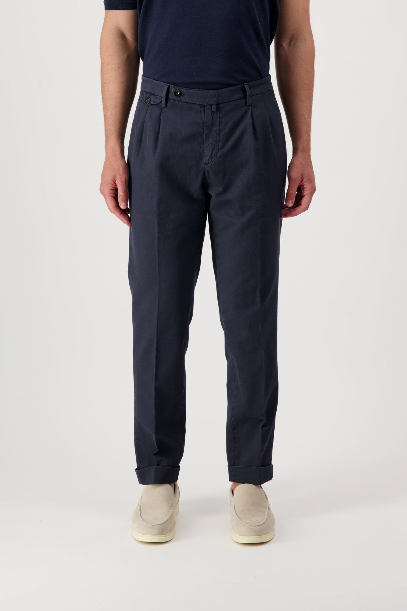 Pantaloni Grant in Cotone e Lino - autore - au Pantaloni